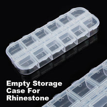 Empty Nail Art Divided Plastic Boxes Case Storage Hot Sale