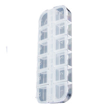 Empty Nail Art Divided Plastic Boxes Case Storage Hot Sale