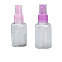 Empty Plastic Transparent Atomizer Refillable Bottle 50ml Small Liquid Containers Plastic Spray Bottles Makeup Tools 8