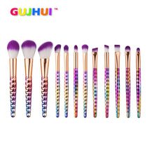 Excellent Quality 12PCS Make Up Foundation Eyebrow Eyeliner Blush Cosmetic Concealer Brushes Nylon Hair Anne