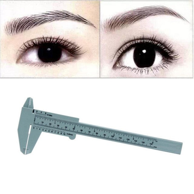 Excellent Quality 1PC Microblading Reusable Makeup Measure Eyebrow Guide Ruler Permanent Tools 2017 Anne