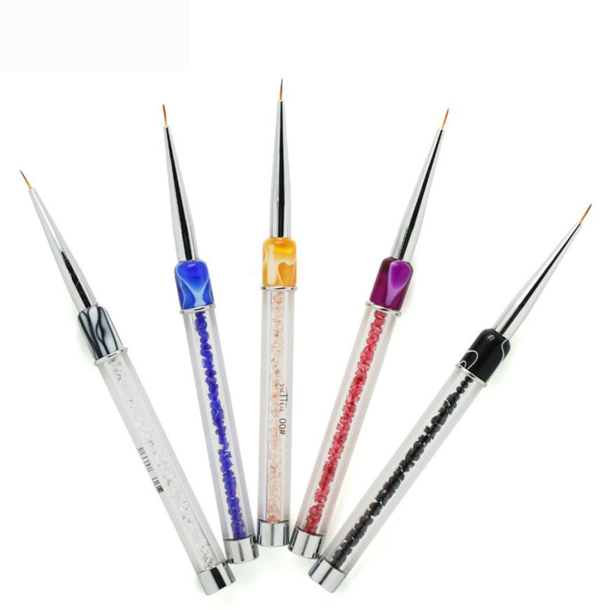 Excellent Quality 1PC Nail Art Design Set Dotting Painting Drawing Brush Pen Tools Length 14cm Anne