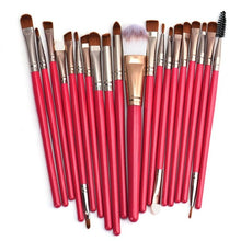 Excellent Quality Goat hair Synthetic Hair Material 20 pcs Makeup Brush Set tools Make-up Toiletry Kit Wool Make Up Brush Set