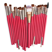 Excellent Quality Goat hair Synthetic Hair Material 20 pcs Makeup Brush Set tools Make-up Toiletry Kit Wool Make Up Brush Set