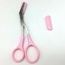 Eyebrow Trimmer Hair Scissors Eyelash Comb Remover Beauty Tool