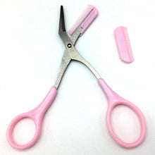 Eyebrow Trimmer Hair Scissors Eyelash Comb Remover Beauty Tool