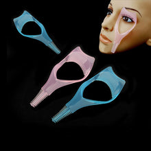 Eyelash Black Fiber Thick Mascara Eye Lashes + 3 in 1 Mascara Eyelash Brush Curler Lash Comb Multifunction Cosmetic
