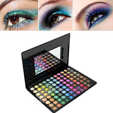 Eyeshadow Kit 88 Color Shadow Palette Make Up Eyeshadows + 8pcs Eye Foundation Blending Brush