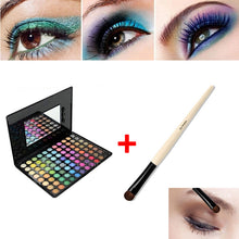 Eyeshadow Kit 88 Color Shadow Palette Make Up Eyeshadows + Eye Foundation Blending Brush Hot