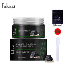 FAKAZI Brand new style 100g Black Mud Deep Cleansing Pilaten Blackhead Remover Purifying Peel Face Mask soin visage Anne