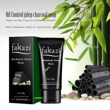 FAKAZI Hot Sale Blackhead Remover Deep Cleansing Purifying Peel Acne Black Mud Face Mask activated carbon Ingredients 2017 Anne