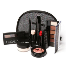 FOCALLURE Makeup Toolkit 8PCS Must Have Cosmetics Makeup Set With Makeup Bag Hot Fashion Novelty convenient to use Anne