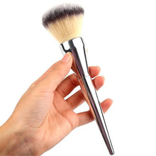 Face,Cheeks Silver Color Makeup Cosmetic Brushes Kabuki Face Blush Brush Powder Foundation Tool Anne