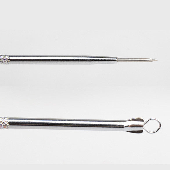 Face Tool Blackhead Extractor Acne Remover Stainless Steel Pimple Needle