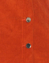 Fall High Waist Skirt Blue Skirt Orange Fall Flared Skirt Knee Length Mori Japanese Skirts Womens 2015 Runway Button Faldas