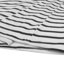 Fashion Women Black And White Striped Half Sleeve Autumn Winter Basic T-shirt Turtlneck Slim Women Tops 2016