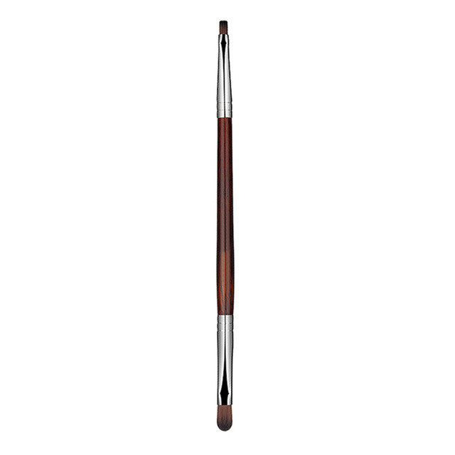 Fashion Women Dual End Double Rosewood Head Makeup Tool Eye Shadow&Lipbrush