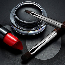Fashion Women Dual End Double Rosewood Head Makeup Tool Eye Shadow&Lipbrush