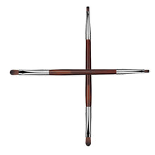 Fashion Women Dual End Double Rosewood Head Makeup Tool Eye Shadow&Lipbrush