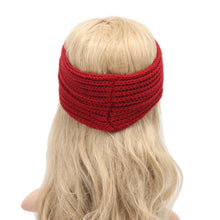 Fashion Women Headband Crochet Knitting Wool Solid Winter Warm Headbands For Women Ear Warmer Headwrap Hair Accessories LY