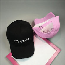 Fashion snapback caps men Solid Japanese Letter adjustable baseball hats for Men Women hip hop baseball cap chapeau homme