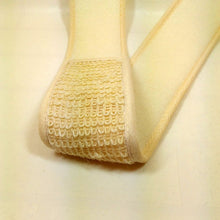 Flax Cotton Soft Exfoliating Back Strap Bath Brush Shower Massage Spa Scrubber Sponge Body Skin Health Cleaning