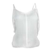 !2016 Sexy Women Backless Shirts Summer Sleeveless Chiffon Blouse Blusas Feminina Ladies' Casual Ruffles White Tops