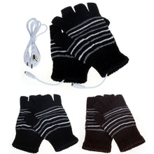!New 5V USB Powered Heating Heated Winter Hand Warmer Gloves WashableAlice