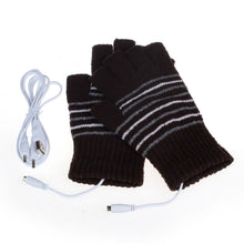 !New 5V USB Powered Heating Heated Winter Hand Warmer Gloves WashableAlice