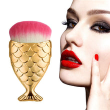 Fresh Fish Scale Makeup Brush Fishtail Bottom Brush Powder Blush Makeup Cosmetic Brushes Tool pincel maquiagem natural Anne