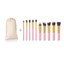 Fulfills all daily basic makeup requirements 10PCS/1Set Cosmetic Makeup Brush Brushes Set Foundation Powder Eyeshadow Anne