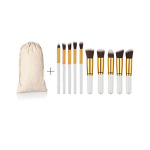 Fulfills all daily basic makeup requirements 10PCS/1Set Cosmetic Makeup Brush Brushes Set Foundation Powder Eyeshadow Anne