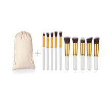 Fulfills all daily basic makeup requirements 10PCS/1Set Cosmetic Makeup Brush Brushes Set Foundation Powder Eyeshadow Anne