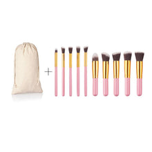 Fulfills all daily basic makeup requirements 10PCS/1Set Cosmetic Makeup Brush Brushes Set Foundation Powder Eyeshadow Anne