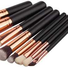 GJH-08-FS-01 8Pcs Mini Cosmetic Eyebrow Eyeshadow Brush Makeup Brush Sets Kits Tools oval makeup brush set Anne