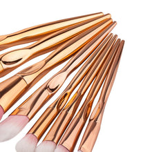 GJH-08-XX-01 17.*10*1.5 cm 8PCS Make Up Foundation Eyebrow Eyeliner Blush Cosmetic Concealer Brushes utensilios de maquillaje