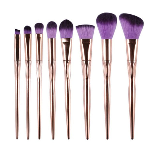 GJH-08-XX-01 8PCS Make Up Foundation Eyebrow Eyeliner Blush Cosmetic Concealer Brushes pennelli make up Anne