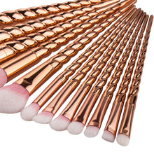 GUJHUI 12PCS Make Up Foundation Eyebrow Eyeliner Blush Cosmetic Concealer Brushes trousse maquillage Anne