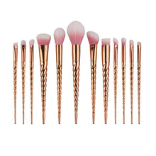 GUJHUI 12PCS Make Up Foundation Eyebrow Eyeliner Blush Cosmetic Concealer Brushes trousse maquillage Anne