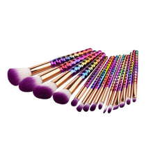 GUJHUI 15PCS Make Up Foundation Eyebrow Eyeliner Blush Cosmetic Concealer Brushes Used with Powder make up brushes 2017