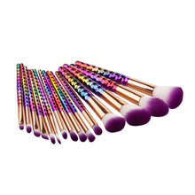 GUJHUI 15PCS Make Up Foundation Eyebrow Eyeliner Blush Cosmetic Concealer Brushes Used with Powder make up brushes 2017