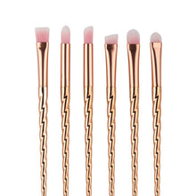 GUJHUI 16.5*4*1cm 6PCS Make Up Foundation Eyebrow Eyeliner Blush Cosmetic Concealer Brushes trucchi cosmetici Anne