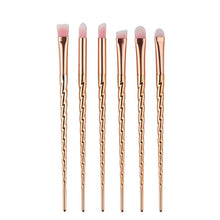 GUJHUI 16.5*4*1cm 6PCS Make Up Foundation Eyebrow Eyeliner Blush Cosmetic Concealer Brushes trucchi cosmetici Anne