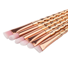 GUJHUI 16.5*4*1cm 6PCS Make Up Foundation Eyebrow Eyeliner Blush Cosmetic Concealer Brushes trucchi cosmetici Anne
