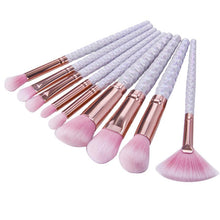 GUJHUI 17.5*10*2 cm 9PCS Make Up Foundation Eyebrow Eyeliner Blush Cosmetic Concealer Brushes highlighter brush Anne