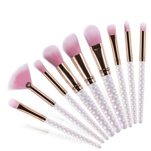 GUJHUI 17.5*10*2 cm 9PCS Make Up Foundation Eyebrow Eyeliner Blush Cosmetic Concealer Brushes highlighter brush Anne