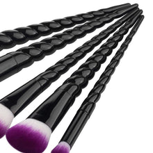 GUJHUI 18.5.*10*1.5 cm Nylon Hair 5PCS Make Up Foundation Eyebrow Eyeliner Blush Cosmetic Concealer Brushes Anne