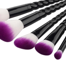 GUJHUI 18.5.*10*1.5 cm Nylon Hair 5PCS Make Up Foundation Eyebrow Eyeliner Blush Cosmetic Concealer Brushes Anne