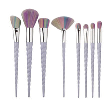 GUJHUI 20*12*2 cm 8PCS Make Up Foundation Eyebrow Eyeliner Blush Cosmetic Concealer Brushes Anne