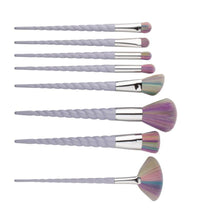 GUJHUI 20*12*2 cm 8PCS Make Up Foundation Eyebrow Eyeliner Blush Cosmetic Concealer Brushes Anne